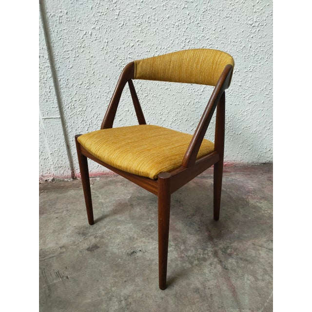 Mid-Century Modern Vintage Danish Chairs by Sillas Kristiansen, 1970, Set of 6 For Sale - Image 3 of 9