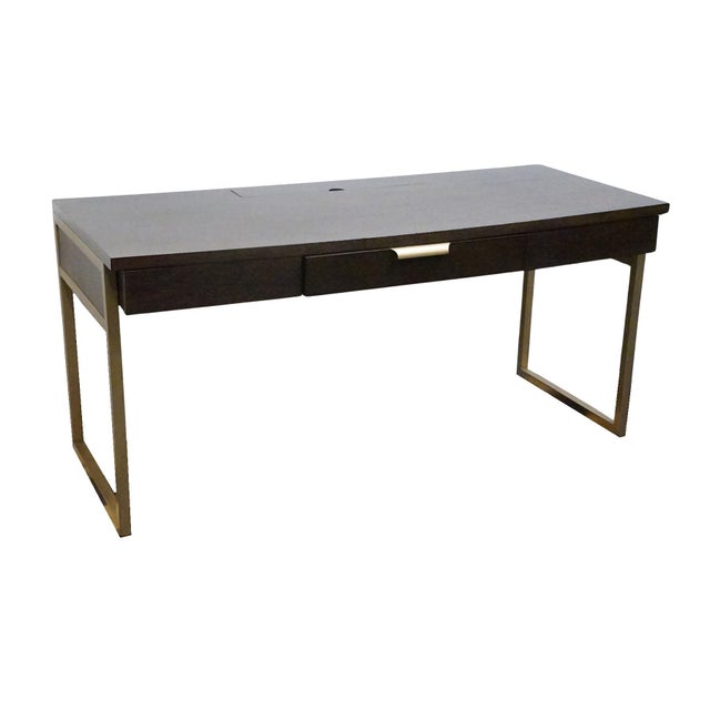 MARTIN FURNITURE Contemporary Modern Glam 64" Writing Desk 30" High 64" Wide 26" Deep We specialize in high end used...