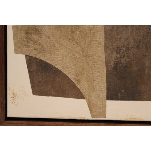 Brown Ochre Field by Jennifer Gibbs For Sale - Image 8 of 9