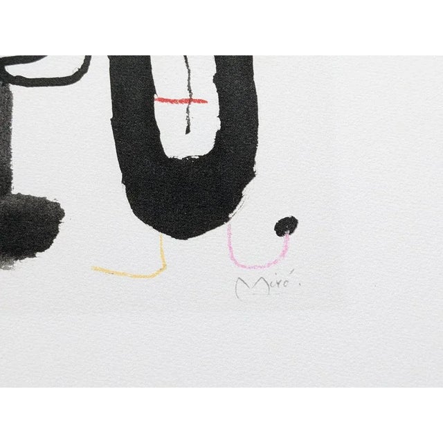 Joan Miro - Enfance d'Ubu, 1972 Beautiful quality limited edition lithograph signed in the stone lower right and under its...