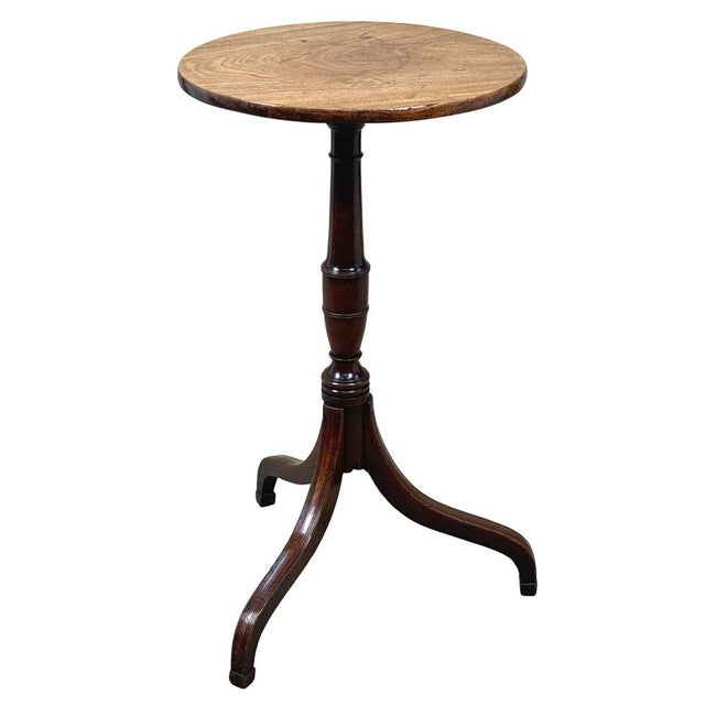 Georgian Mahogany Circular Wine Table, 1780 For Sale - Image 4 of 11