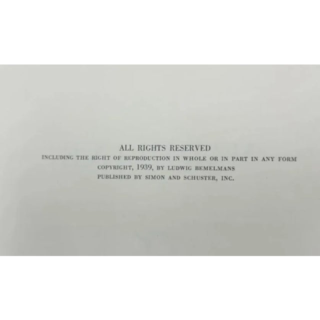 1930s Madeline by Ludwig Bemelmans 1939 Book 1st Edition For Sale - Image 5 of 15