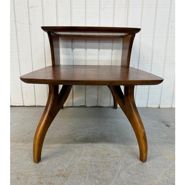 Brown Mid-Century Modern Walnut Side Tables - Set of 2 For Sale - Image 8 of 8