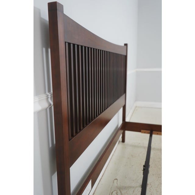 Stickley Stickley Mission Cherry Queen Size Spindle Bed For Sale - Image 4 of 16