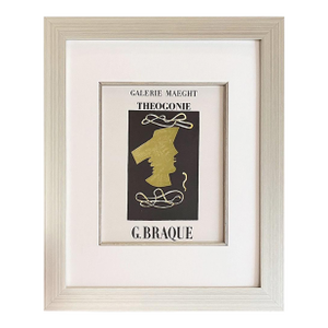 Braque Lithograph 5 Theogonie Mourlot 1959 Framed