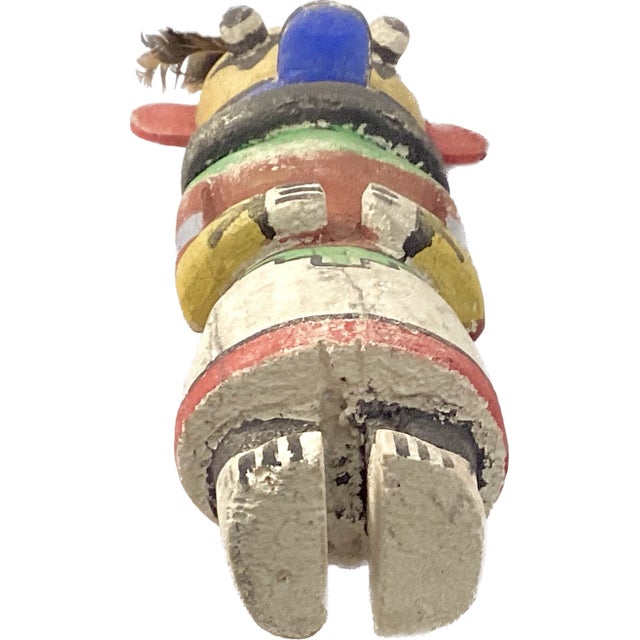 Painted Wood Kachina Style Figure (#2) For Sale In Tampa - Image 6 of 9