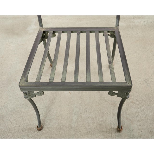 Brown Jordan Elegance Neoclassical Garden Dining Suite For Sale - Image 11 of 12