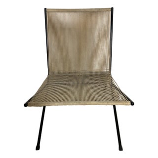1950s Allan Gould Rope String Lounge Chair For Sale