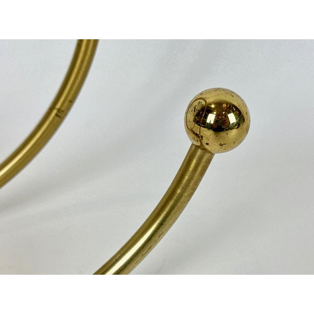 German Postmodern Brass Candleholder, 1980s For Sale - Image 6 of 11