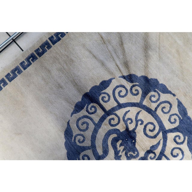 1970s Handmade Vintage Tibetan Khaden Rug 4.8' X 6.1' (147cm X 187cm) For Sale - Image 11 of 13