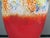 Contemporary Large Glass Nuvo Lithuanian Art Glass Vase in Red Multicolor Confetti Finish For Sale - Image 3 of 10