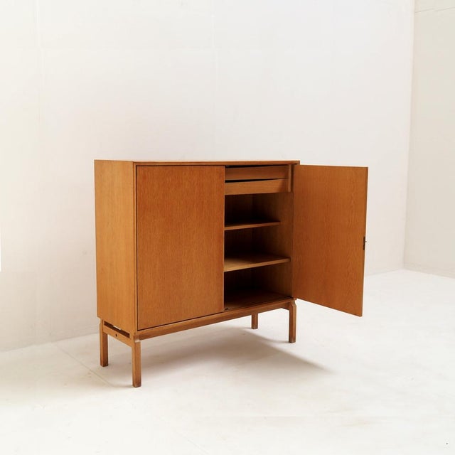 1960s Vintage MTP Sideboard in Natural Oak by Marian Grabinski for Ikea, 1960s For Sale - Image 5 of 11