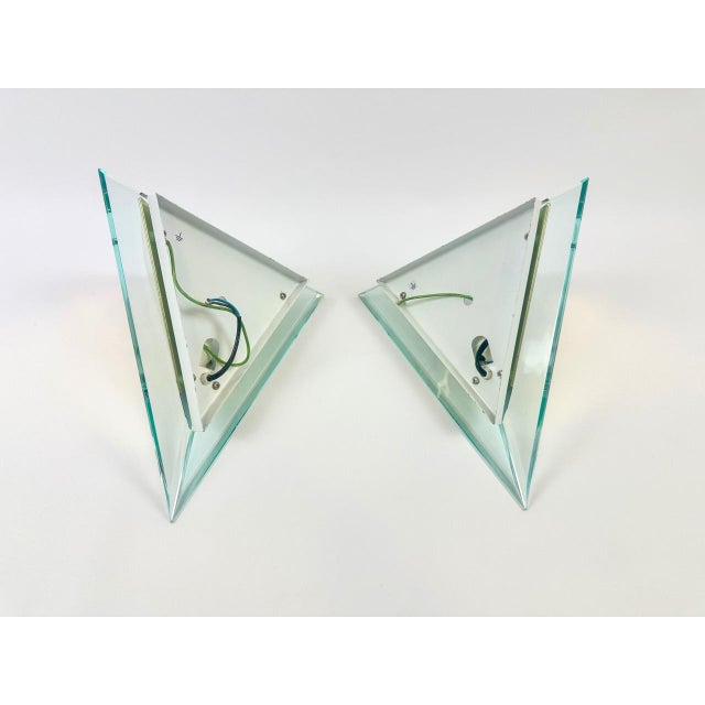 Postmodern Triangular Sconces from Karstadt, 1980s, Set of 2 For Sale - Image 18 of 18