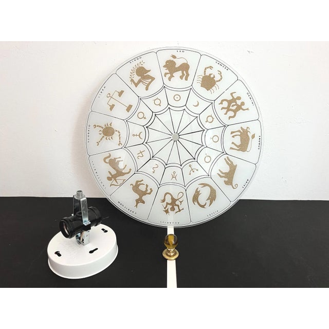1970s Astrological Star Flush Light For Sale - Image 18 of 18