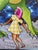Contemporary Bigger than I Thought by Louis Recchia | Acrylic & Collage on Plexiglas Girl with dinosaur under stars For Sale - Image 3 of 3