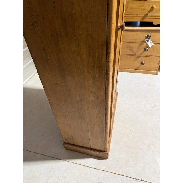 Antique Pine Single Door Cupboard From England For Sale - Image 12 of 18