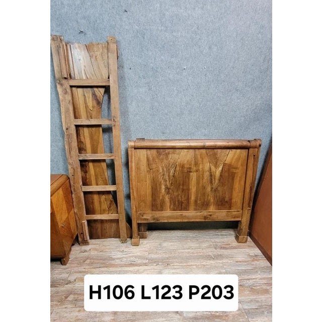 Empire Bed in Walnut, 1810-1820 For Sale - Image 6 of 7