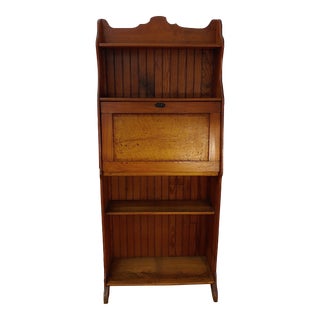 Late 19th Century Drop Leaf Desk/Bookcase For Sale