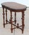 1910s Elegant Early 20th Century Victorian-Style Flame Mahogany Library Table For Sale - Image 5 of 17