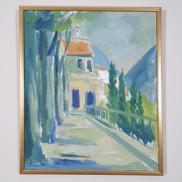 Einar Wennberg, House, De Brock, 1988, Oil on Canvas For Sale - Image 17 of 17