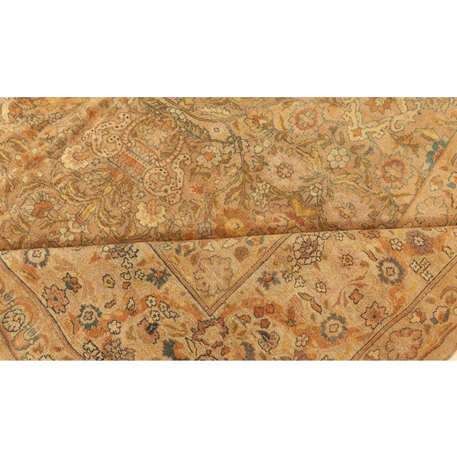 Authentic Turkish Sivas Handmade Wool Beige Rug For Sale In New York - Image 6 of 11