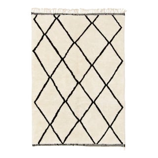 Hand-Knotted Wool Rug by Azele Studio For Sale
