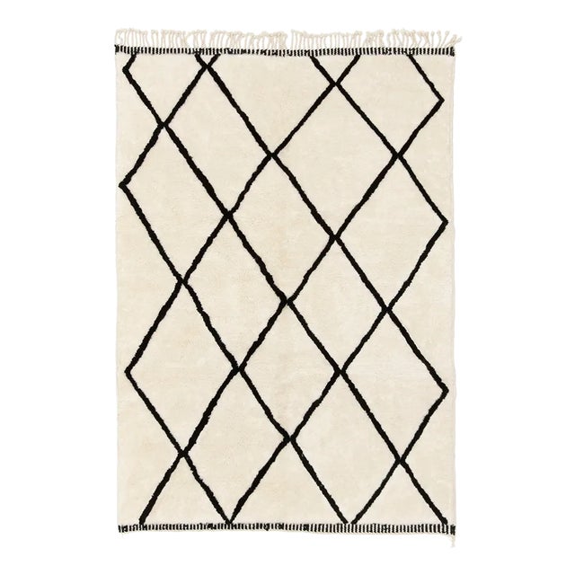 Hand-Knotted Wool Rug by Azele Studio For Sale