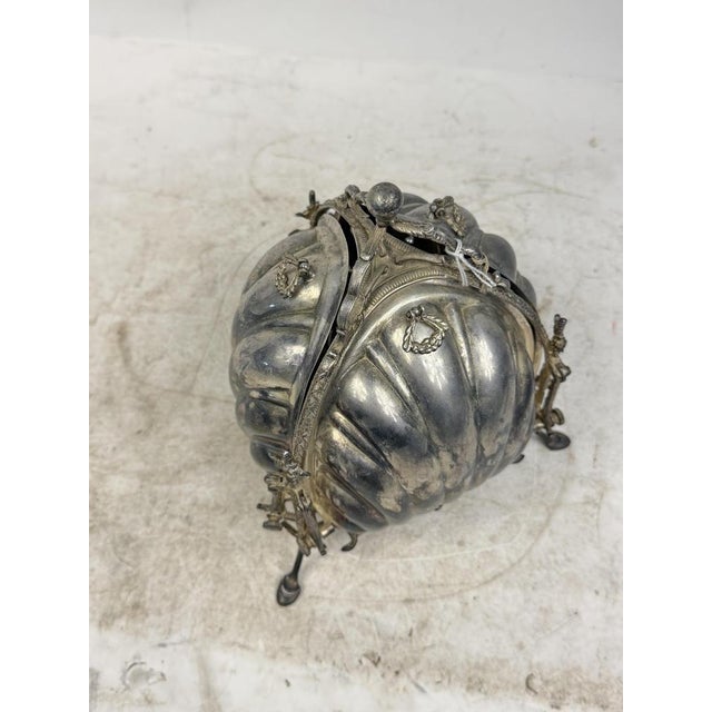 Silver Victorian Silver Biscuit Jar, 1960s For Sale - Image 8 of 12