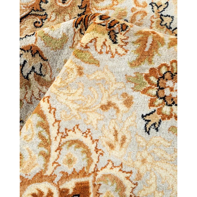 Textile Mogul, One-of-a-Kind Hand-Knotted Area Rug - Ivory, 6' 1" x 8' 10" For Sale - Image 7 of 8