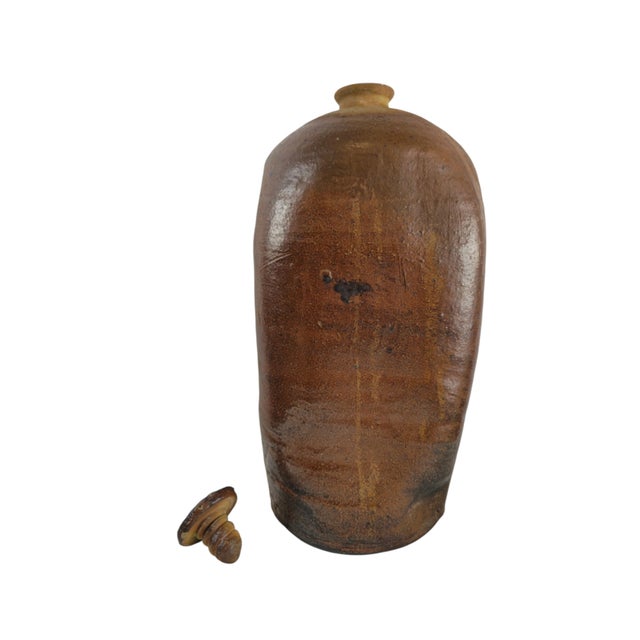 Bohemian Stoneware Acid Bottle from Starck Works Břasy, 1903 For Sale - Image 9 of 9