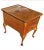 Queen Anne Biggs Furniture Two-Drawer Queen Anne Mahogany Side Table Nightstand For Sale - Image 3 of 9