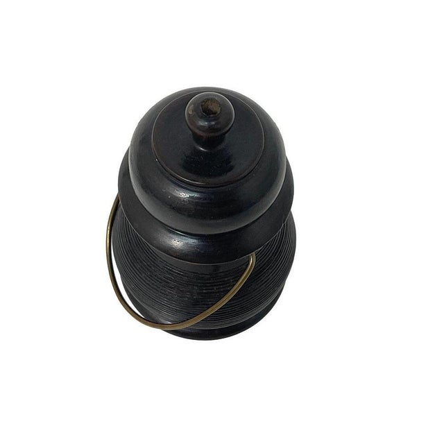 Antique Jar in Oak, 1800s For Sale - Image 4 of 10