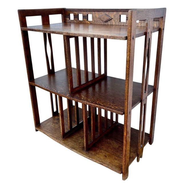 Early 20th Century Walnut Art Deco Wall Shelf, 1920s For Sale - Image 11 of 11