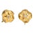 1990s 90s Chanel Crystal Earrings Large Cluster Clip On Yellow Tone Collection 29 - 2 Pieces For Sale