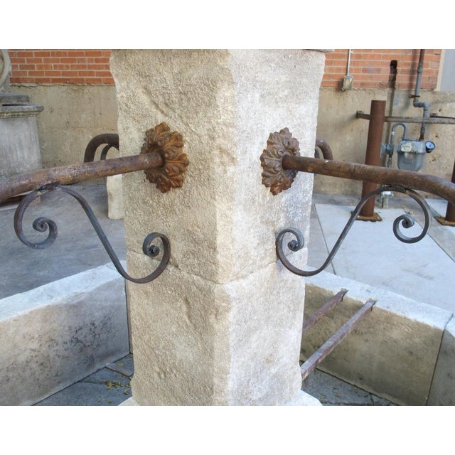 French Country Auriol French Octagonal Village Style Center Fountain From the South of France For Sale - Image 3 of 18