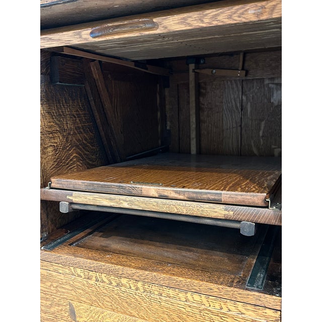 1907 Moon Company Roll Top Desk For Sale - Image 11 of 12