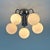 Chrome-Plated Atomic Sputnik Chandelier with White Glass Balls, 1970s For Sale - Image 6 of 11