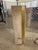 Vintage Modern Travertine Square Block Table Lamp with Oatmeal Linen Tapered Excellent condition This Vintage Modern...