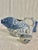 Vintage Blue and White Porcelain Chinoiserie Koi Fish Teapot For Sale In New Orleans - Image 6 of 9