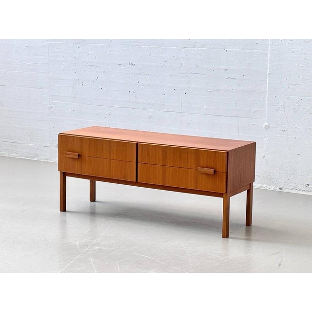 Mid-Century Modern Danish Teak Lowboard with Four Drawers, 1960s For Sale - Image 18 of 18