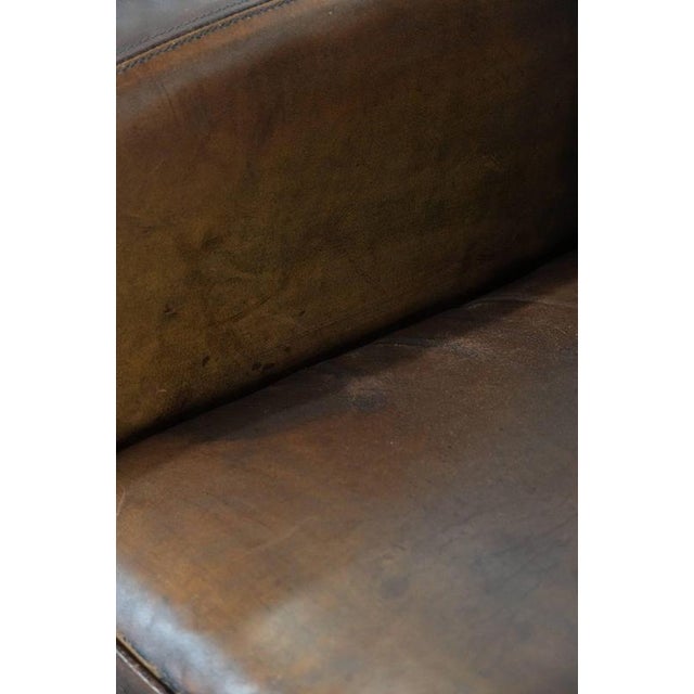 Vintage Sheepskin Leather Chairs, Set of 2 For Sale - Image 18 of 18