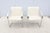 MCM Ludwig Mies Van Der Rohe Brno White Leather Flat Bar Chairs by Gordon, a Pair For Sale - Image 9 of 16
