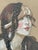 Jean-Gabriel Domergue, Portrait of a Woman, 1919, Canvas, Framed For Sale - Image 4 of 9