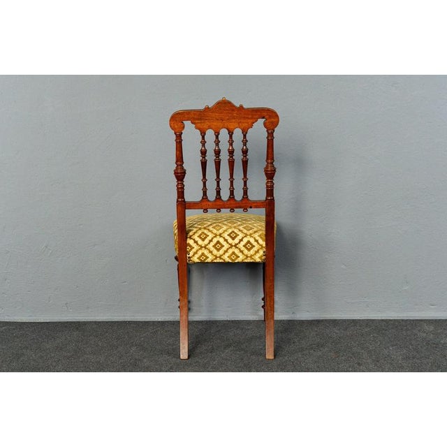 Wilhelminian Walnut Chairs, Set of 4 For Sale - Image 6 of 16