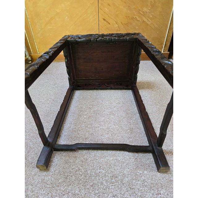 1930s Vintage Chinese Dragon Side Table For Sale - Image 12 of 14