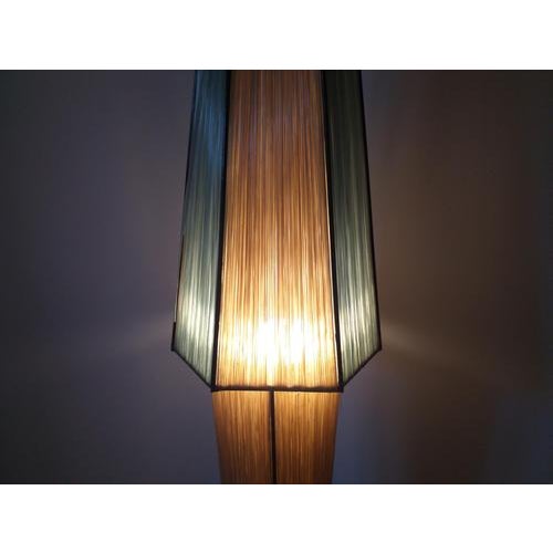 Mid-Century Modern German Rocket Floor Lamp in Metal and Straw, 1960 For Sale - Image 6 of 13