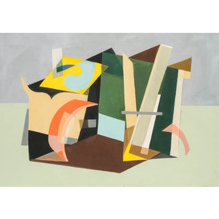 Abstract Mid-Century Modern Original Painting For Sale