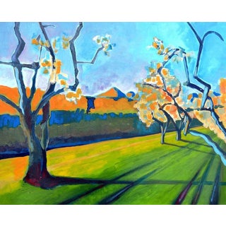 Modernist Fall Scene by Michael Eggleston For Sale