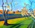 Modernist Fall Scene by Michael Eggleston For Sale