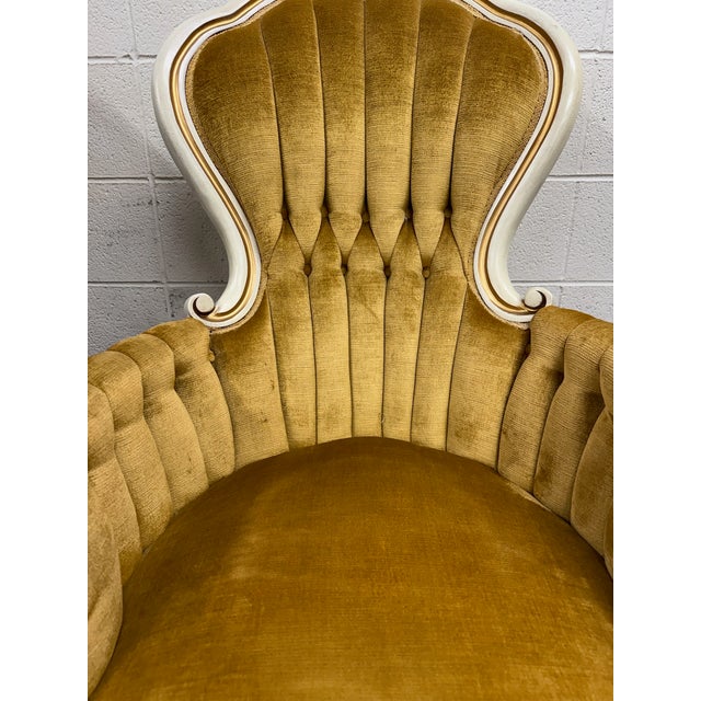 Vintage Pelham Shell & Leckie Hollywood Regency Bergere Lounge Chairs - Pair For Sale - Image 12 of 18